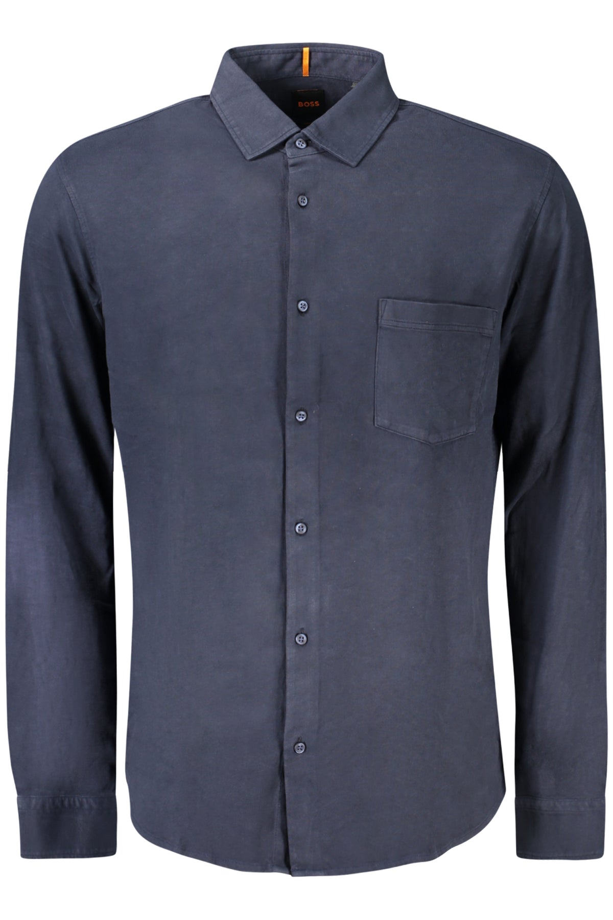 CAMISA EM ALGODÃO BOSS HOMEM AZUL