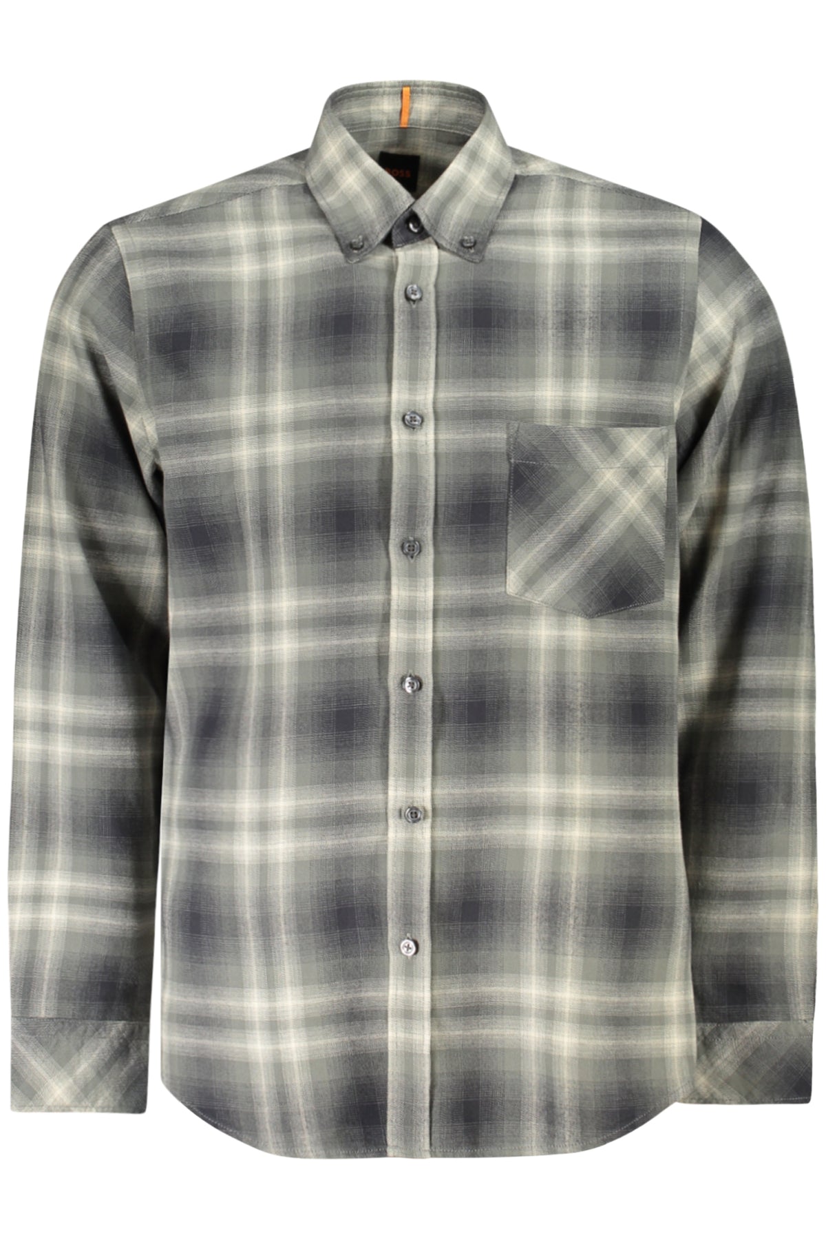 CAMISA EM ALGODÃO BOSS HOMEM VERDE
