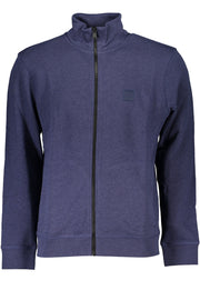 CAMISOLA COM ZIP AZUL HUGO BOSS HOMEM