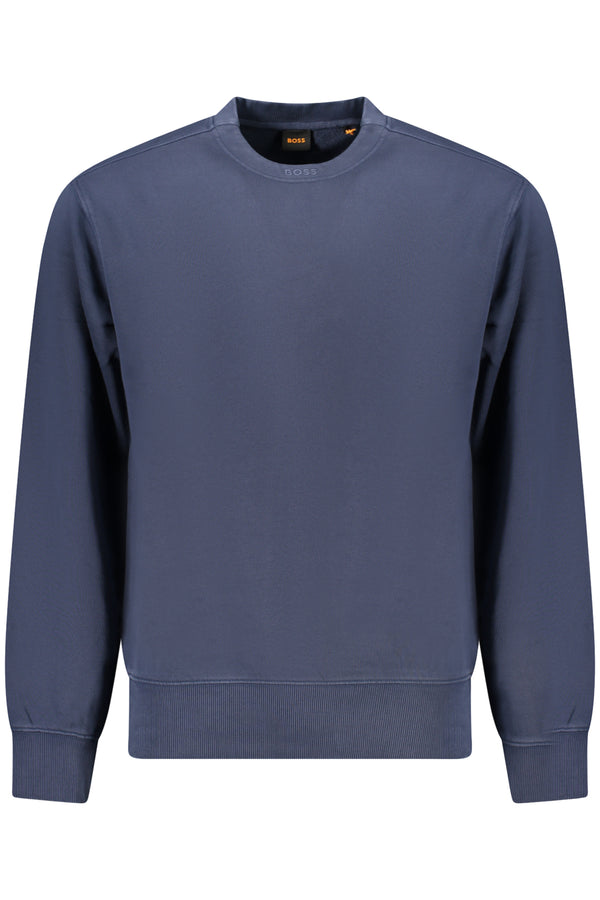 HUGO BOSS CAMISOLA HOMEM COM ZIP AZUL