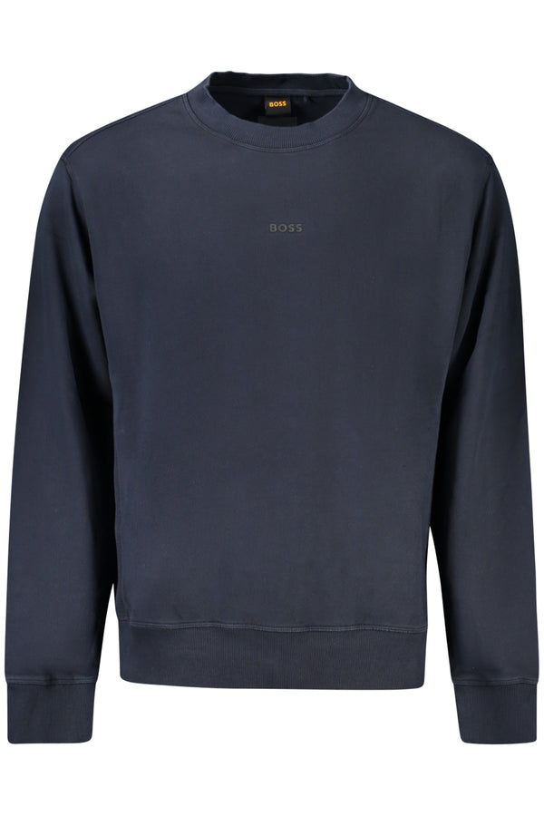 HUGO BOSS CAMISOLA HOMEM COM ZIP AZUL