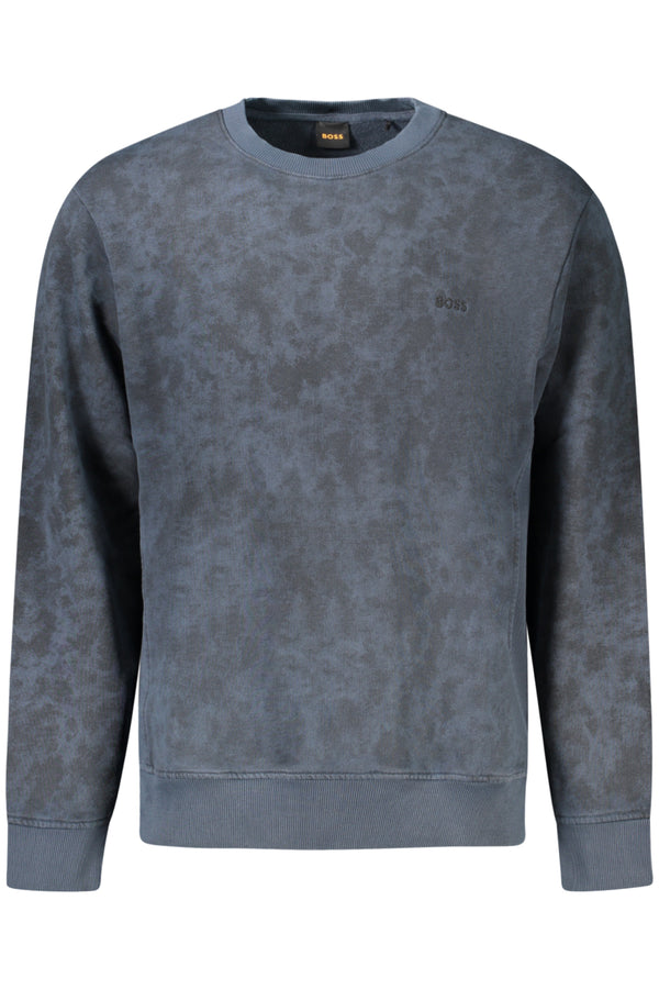 HUGO BOSS CAMISOLA HOMEM COM ZIP AZUL