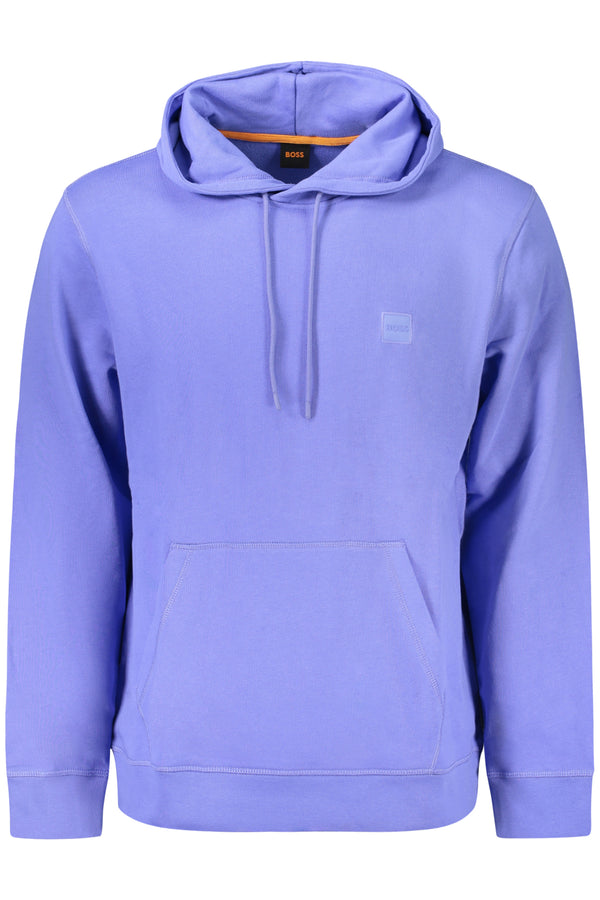 HUGO BOSS CAMISOLA HOMEM COM ZIP AZUL