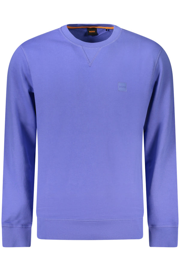 HUGO BOSS CAMISOLA HOMEM COM ZIP AZUL