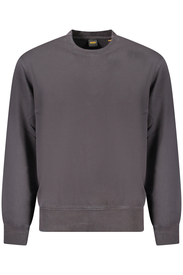 CAMISOLA PRETA COM ZIP PARA HOMEM HUGO BOSS