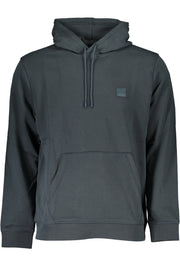 Hugo Boss Homem Green Fecholess Sweatshirt