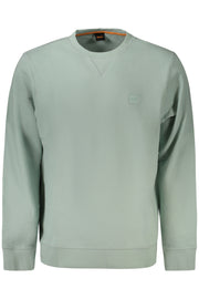 SWEATSHIRT EM ALGODÃO BOSS HOMEM VERDE