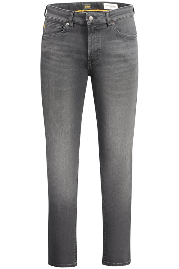 HUGO BOSS JEANS DENIM HOMEM PRETO