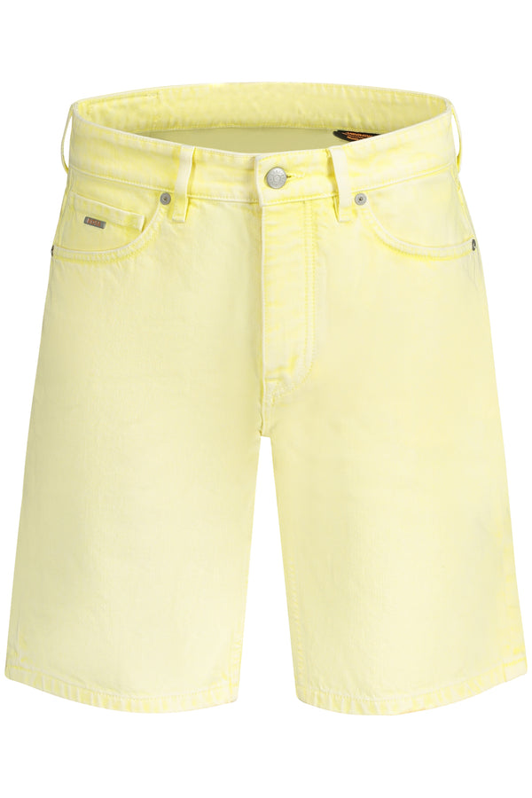 HUGO BOSS JEANS CURTO HOMEM AMARELO