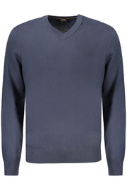 CAMISOLA EM ALGODÃO BOSS HOMEM AZUL