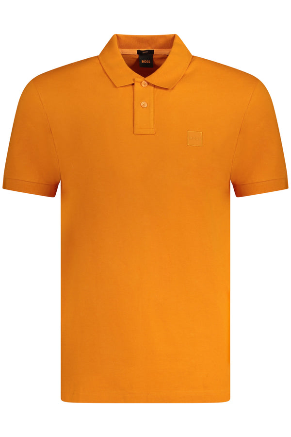 HUGO BOSS POLO MANGA CURTA HOMEM LARANJA
