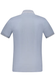 POLO EM ALGODÃO BOSS HOMEM AZUL CLARO