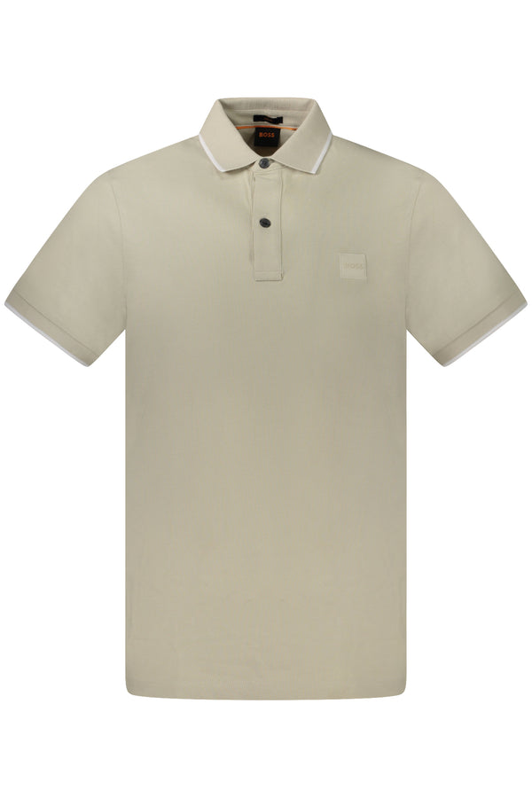 HUGO BOSS POLO MANGA CURTA HOMEM BEGE