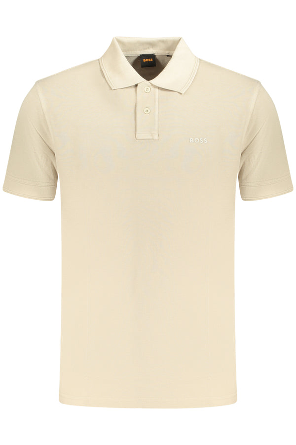HUGO BOSS POLO MANGA CURTA HOMEM BEGE