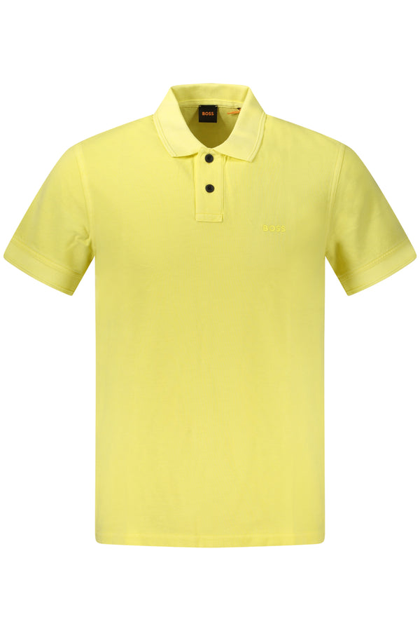 HUGO BOSS POLO MANGA CURTA HOMEM AMARELO