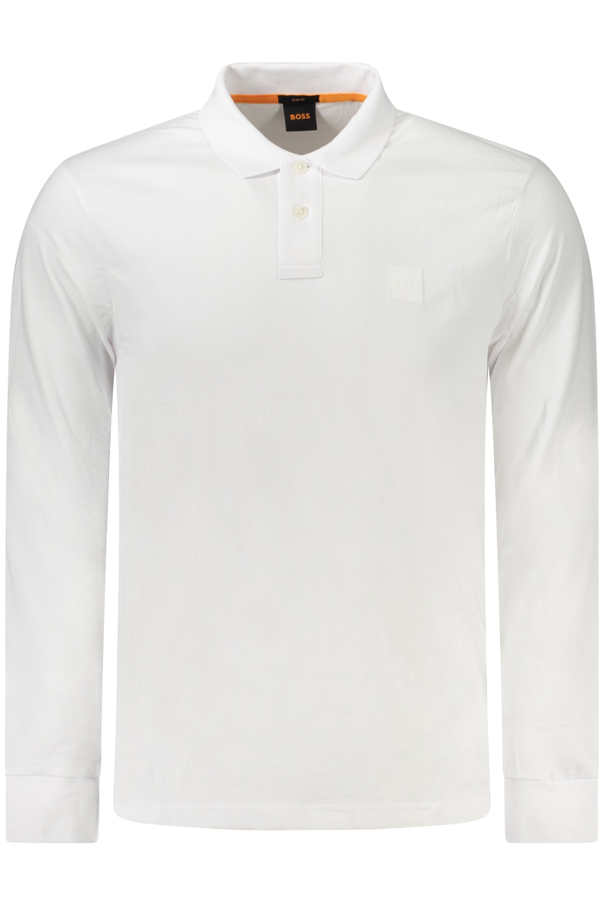 POLO EM ALGODÃO BOSS HOMEM BRANCO