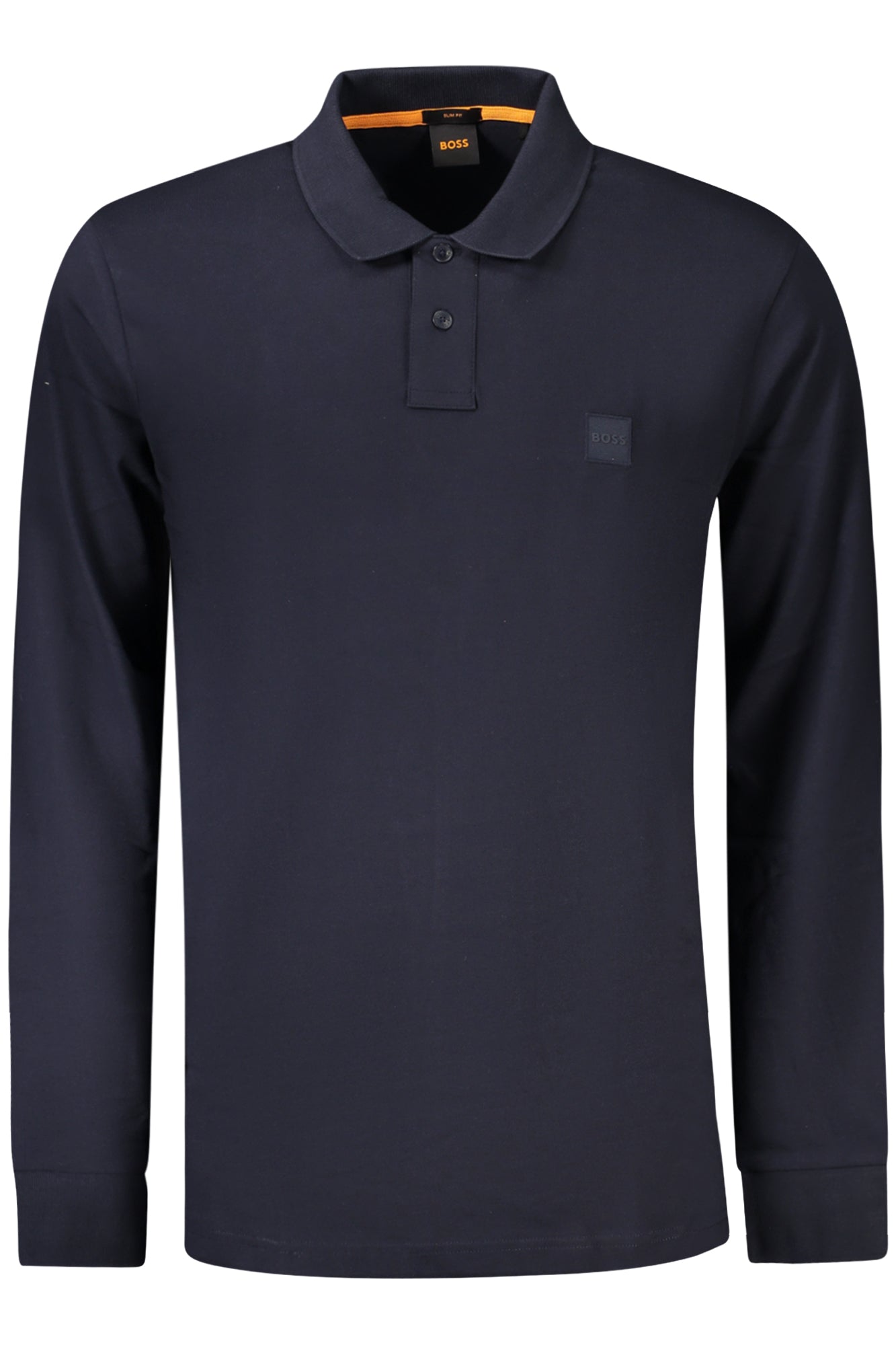 POLO EM ALGODÃO BOSS HOMEM AZUL