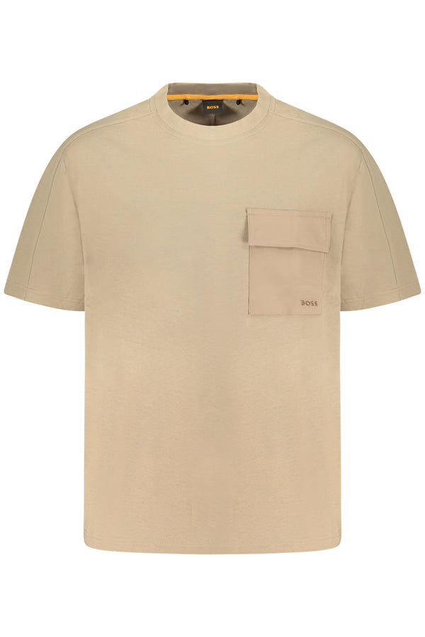 HUGO BOSS T-SHIRT MANGA CURTA HOMEM BEGE