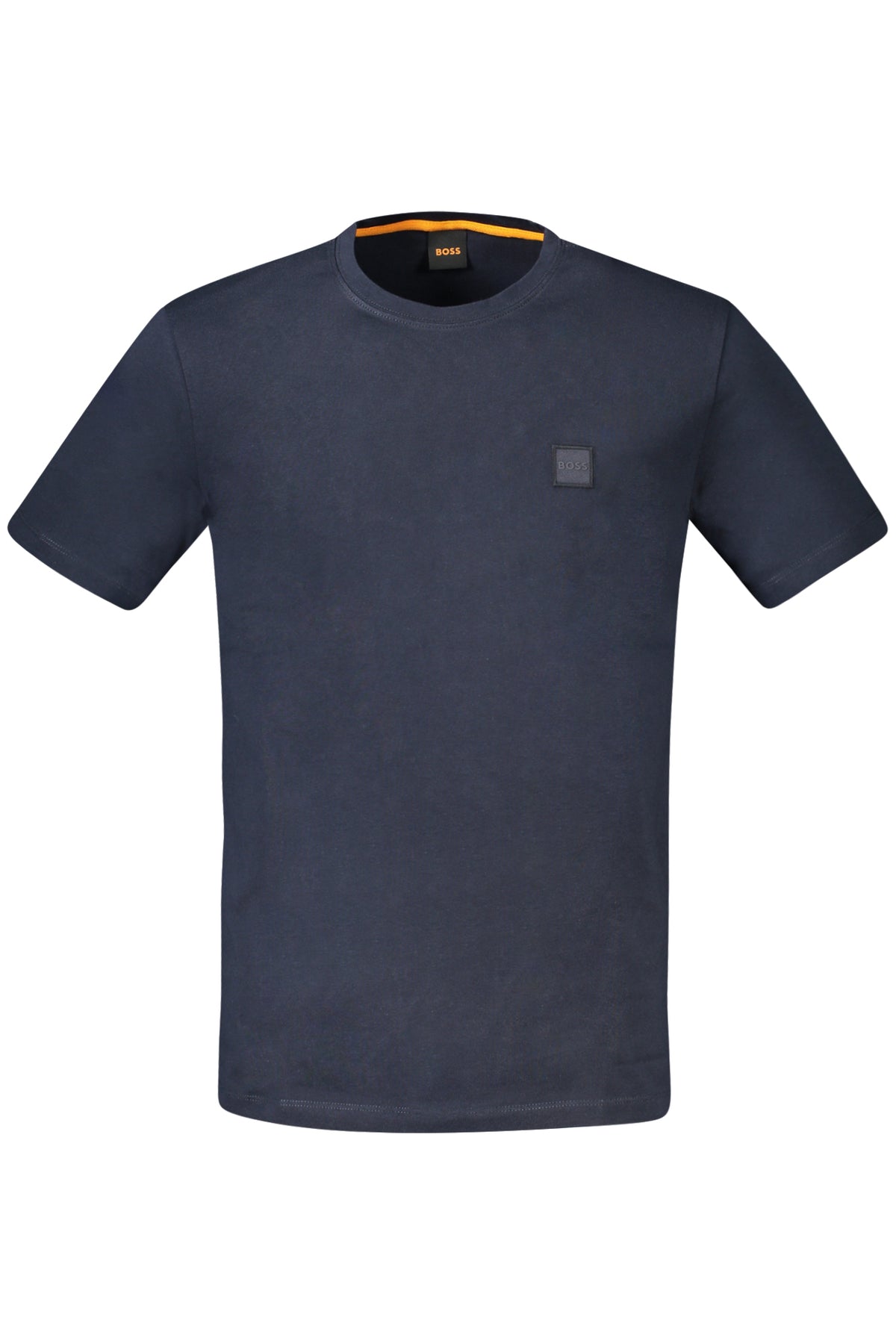 T-SHIRT EM ALGODÃO BOSS HOMEM AZUL