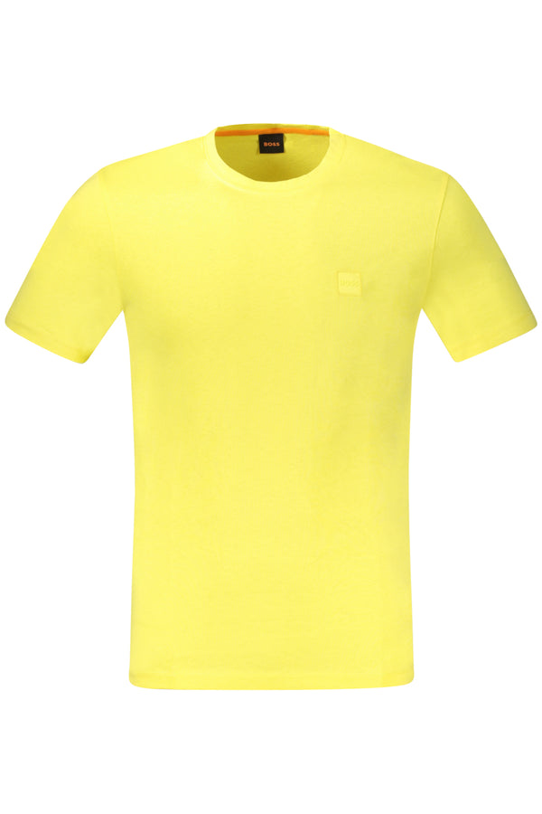 T-SHIRT DE MANGA CURTA HOMEM HUGO BOSS AMARELO