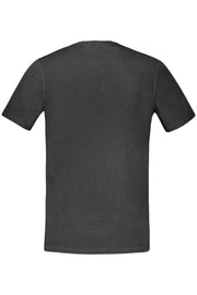 T-SHIRT EM ALGODÃO BOSS HOMEM PRETA