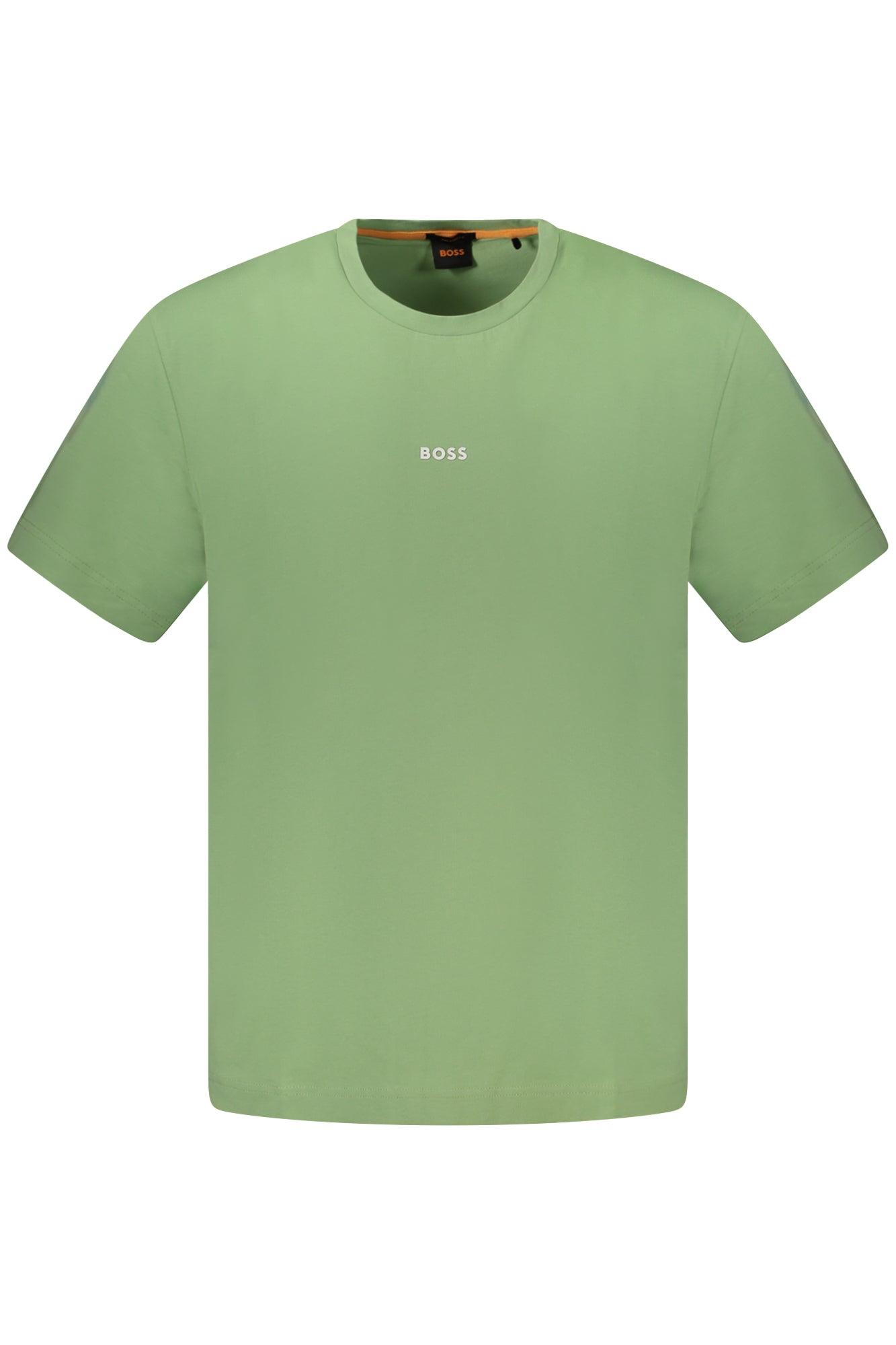 T-SHIRT EM ALGODÃO BOSS HOMEM VERDE