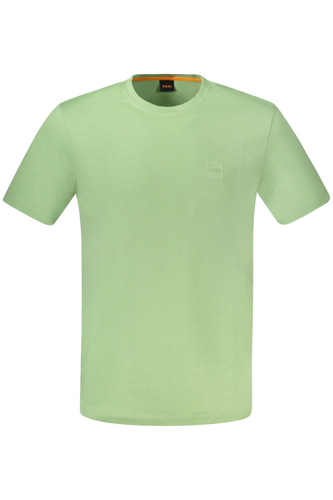 T-SHIRT EM ALGODÃO BOSS HOMEM VERDE