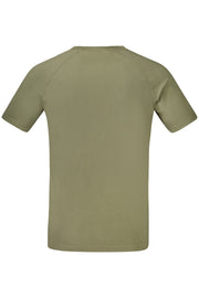 T-SHIRT EM ALGODÃO BOSS HOMEM VERDE