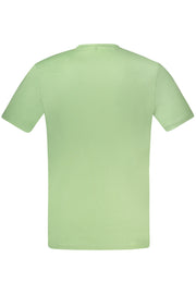 T-SHIRT EM ALGODÃO BOSS HOMEM VERDE