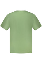 T-SHIRT EM ALGODÃO BOSS HOMEM VERDE