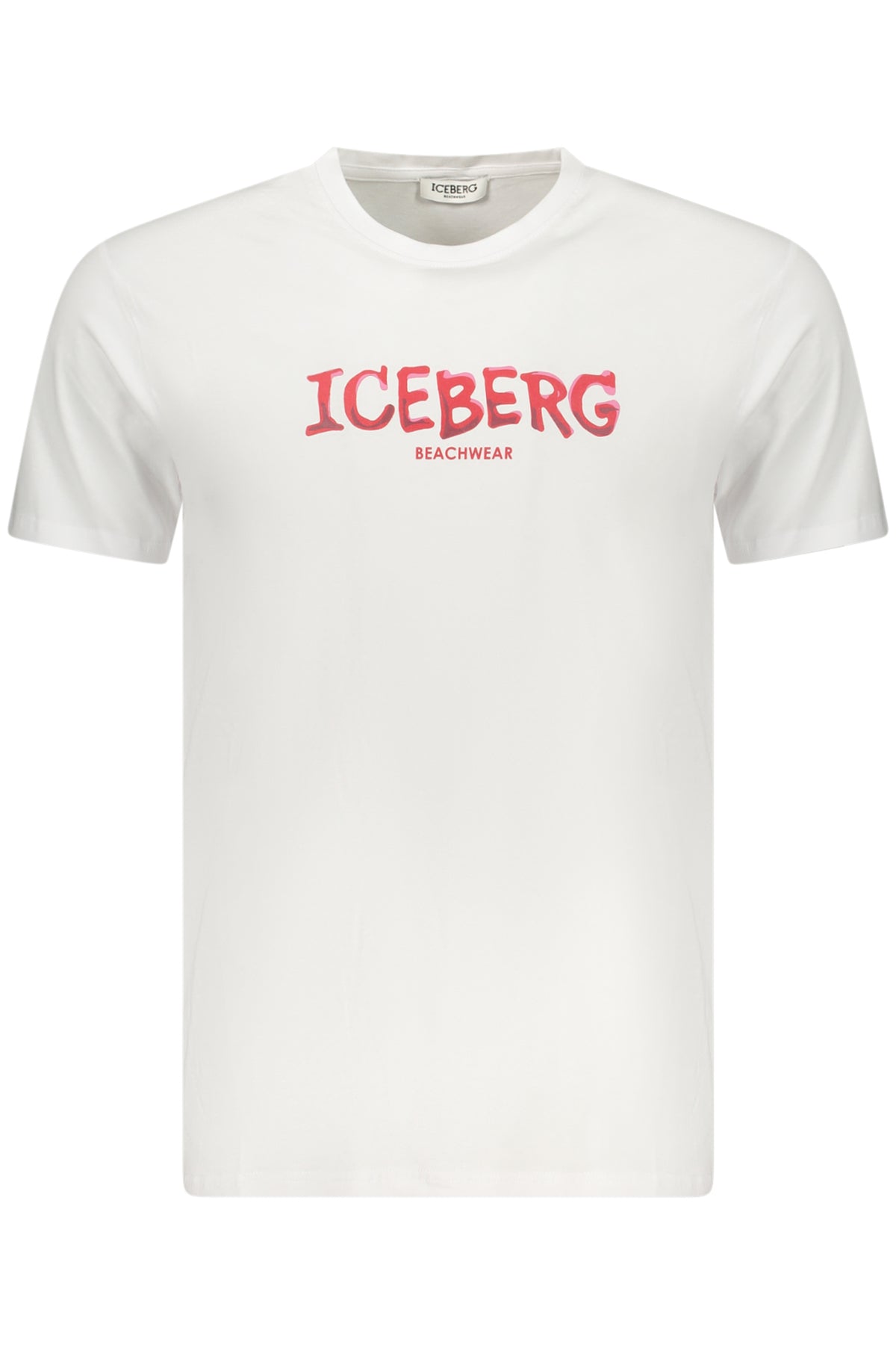 T-SHIRT EM ALGODÃO ICEBERG HOMEM BRANCA
