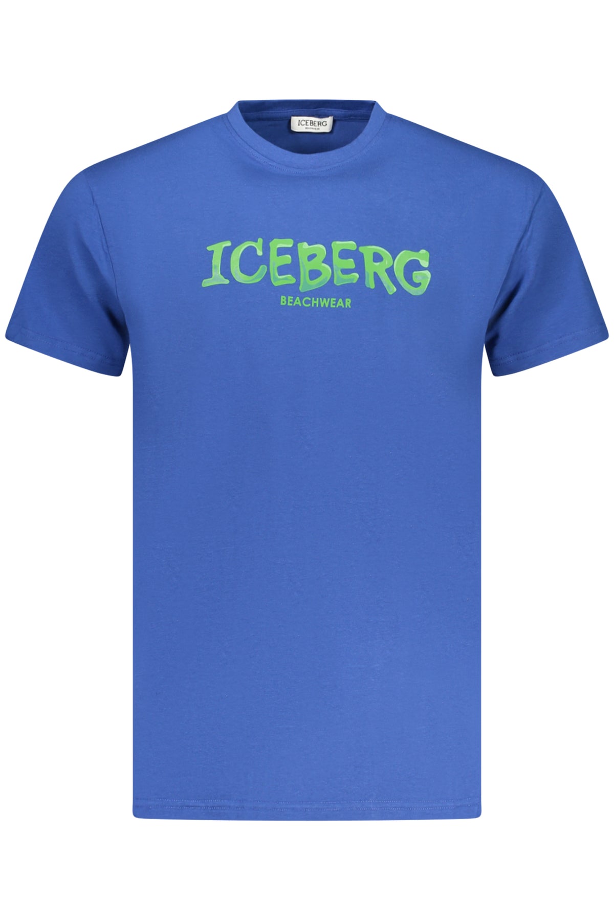 T-SHIRT EM ALGODÃO ICEBERG HOMEM AZUL