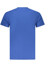 T-SHIRT EM ALGODÃO ICEBERG HOMEM AZUL