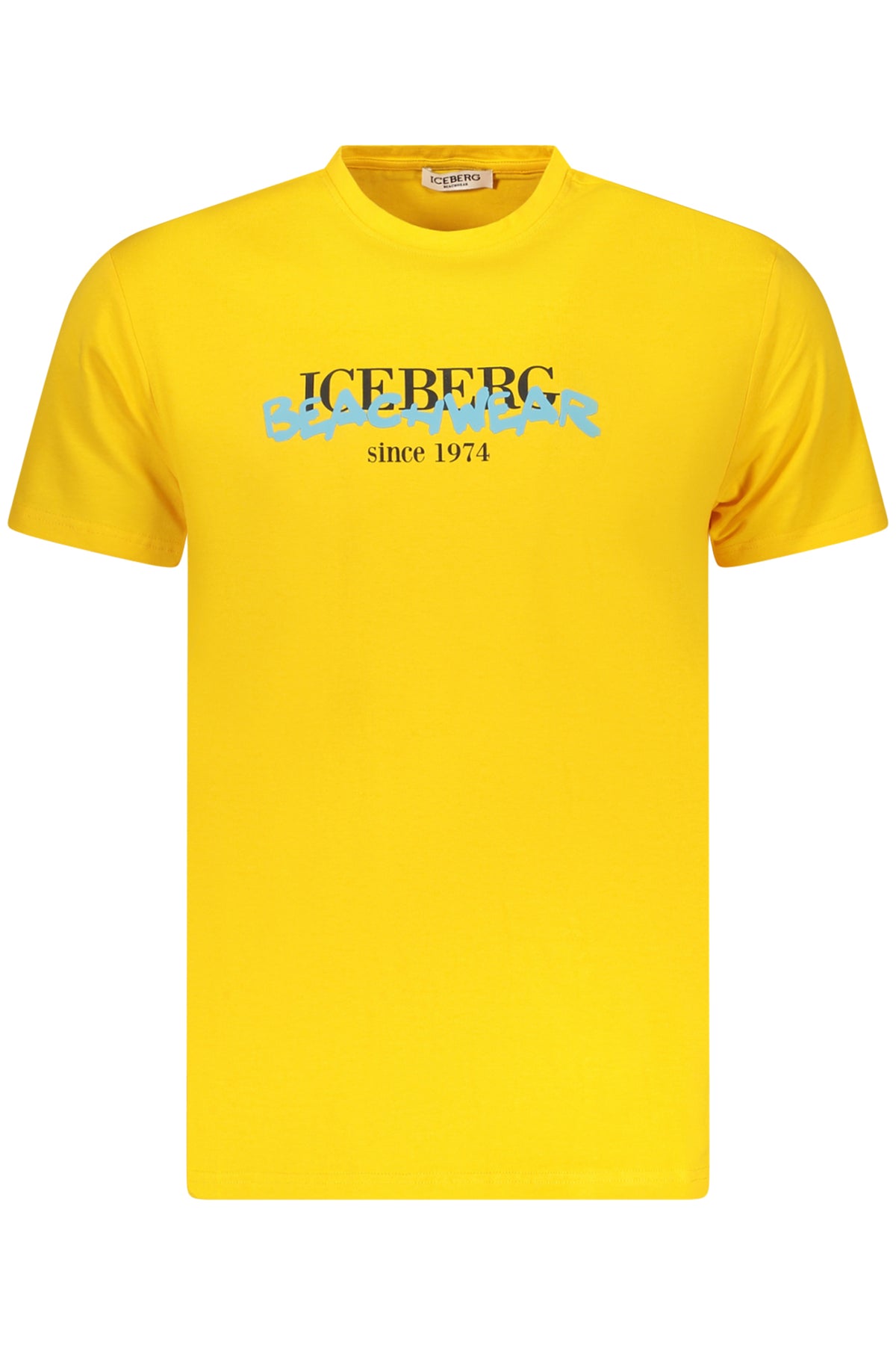 T-SHIRT EM ALGODÃO ICEBERG HOMEM AMARELA
