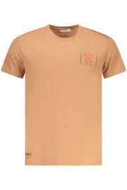 T-SHIRT EM ALGODÃO ICEBERG HOMEM CASTANHA