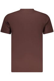 T-SHIRT EM ALGODÃO ICEBERG HOMEM CASTANHA