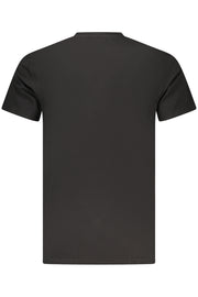 T-SHIRT EM ALGODÃO ICEBERG HOMEM PRETA