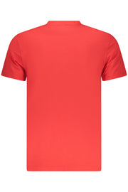 T-SHIRT EM ALGODÃO ICEBERG HOMEM VERMELHA