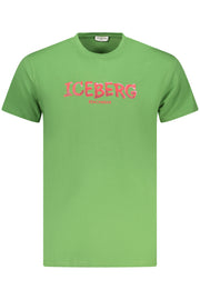 T-SHIRT EM ALGODÃO ICEBERG HOMEM VERDE