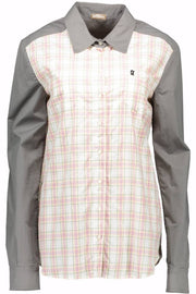 JOHN GALLIANO GREY WOMEN'S LONG-SLEEVED SHIRT
