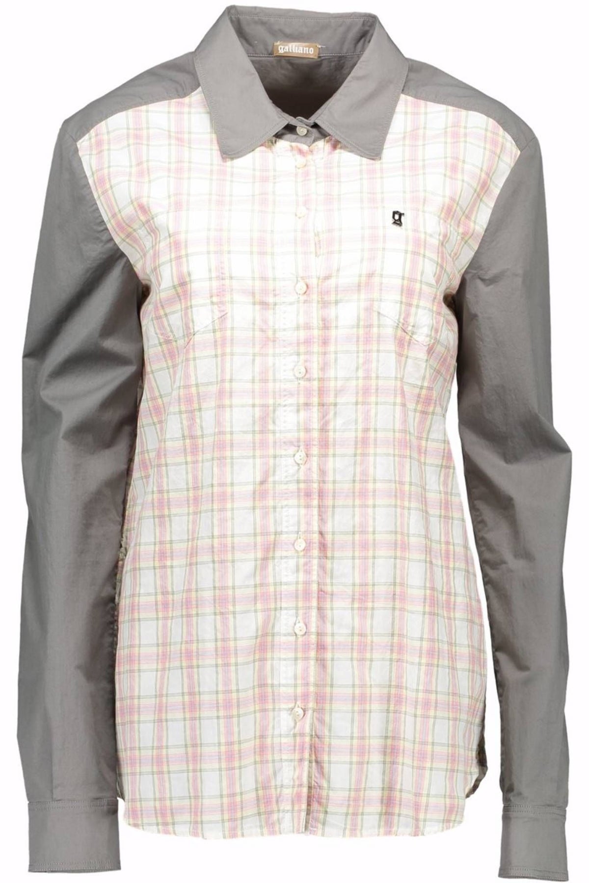 JOHN GALLIANO GREY WOMEN'S LONG-SLEEVED SHIRT