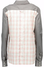 JOHN GALLIANO GREY WOMEN'S LONG-SLEEVED SHIRT