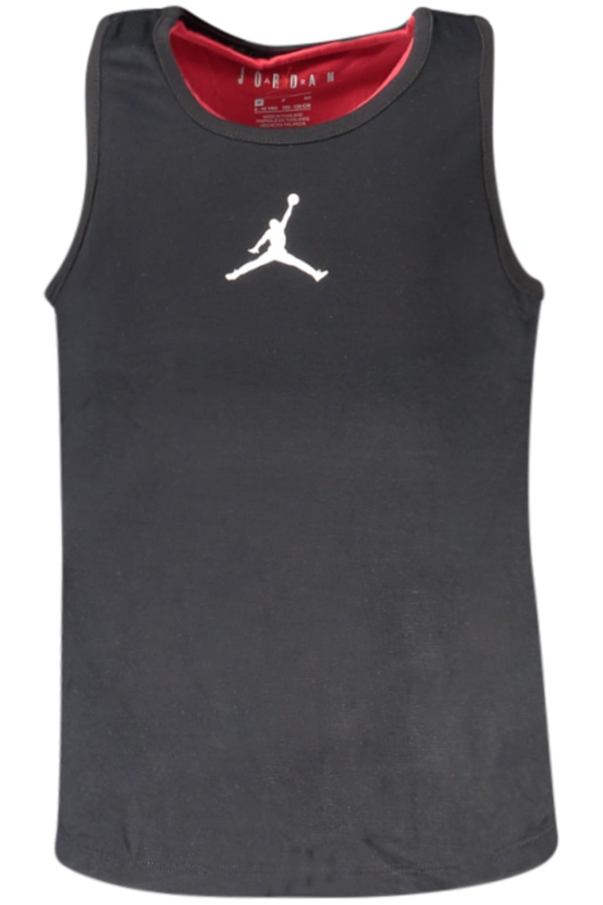TOP DE ALÇAS COM ESTAMPADO JORDAN CRIANÇA PRETO