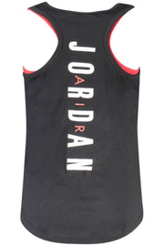 TOP DE ALÇAS COM ESTAMPADO JORDAN CRIANÇA PRETO