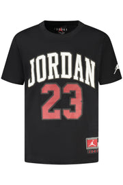 T-SHIRT EM ALGODÃO JORDAN CRIANÇA PRETA