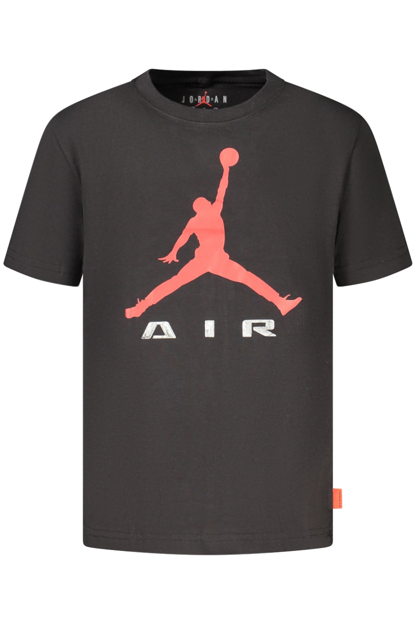T-SHIRT EM ALGODÃO JORDAN CRIANÇA PRETA