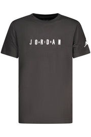 T-SHIRT EM ALGODÃO JORDAN CRIANÇA PRETA