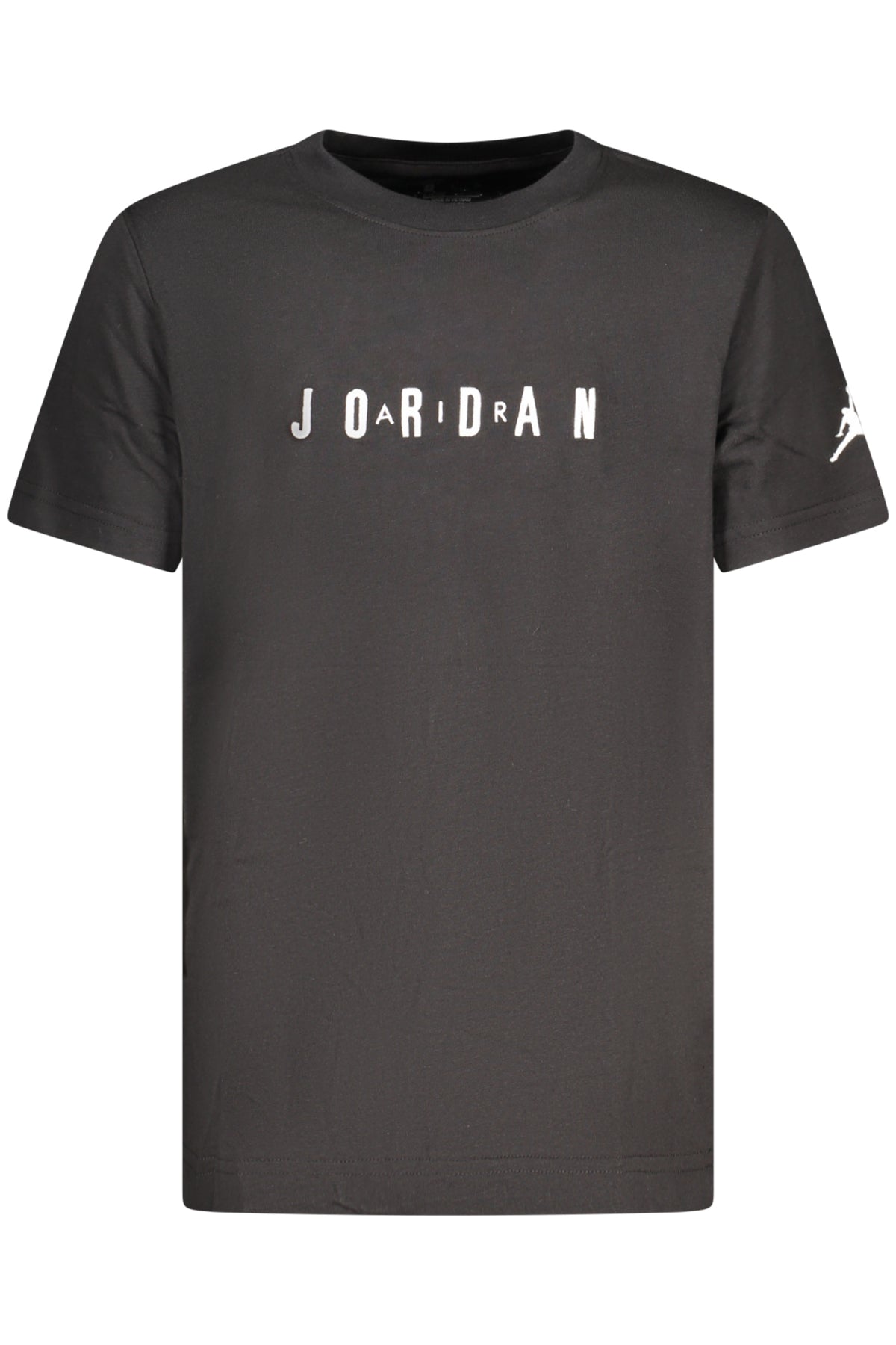 T-SHIRT EM ALGODÃO JORDAN CRIANÇA PRETA