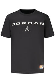 T-SHIRT EM ALGODÃO JORDAN CRIANÇA PRETA