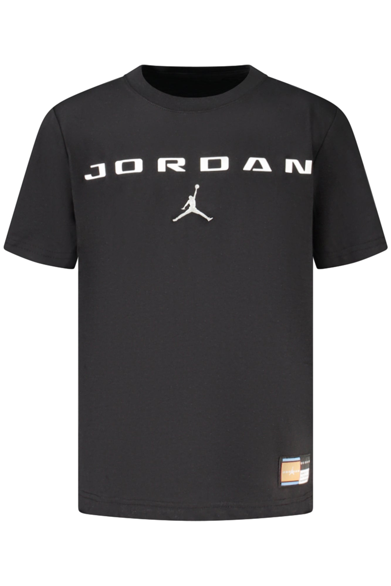 T-SHIRT EM ALGODÃO JORDAN CRIANÇA PRETA